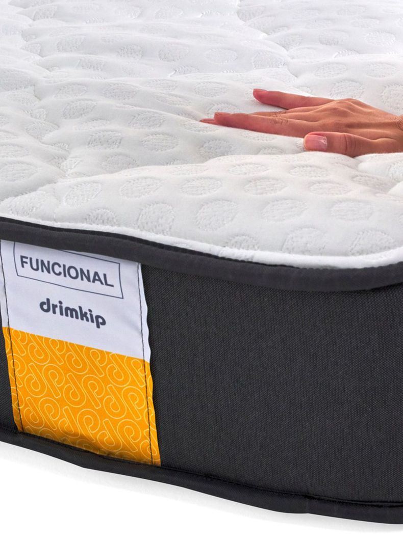 Cama Americana Funcional 1 Plaza + Topper-2