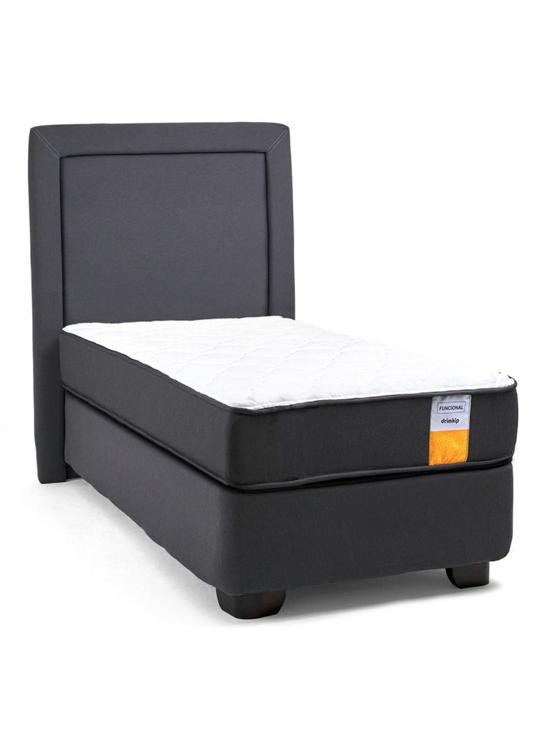 Cama Americana Funcional 1.5 Plazas Plus + Respaldo-1