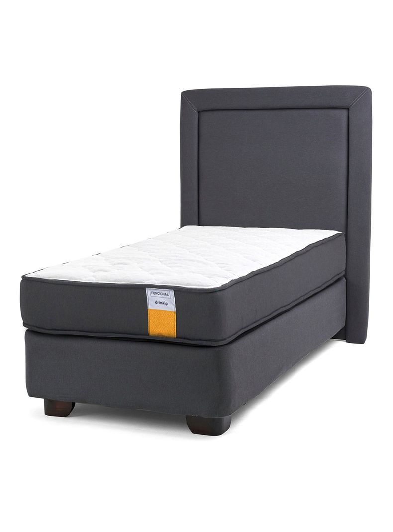 Cama Americana Funcional 1.5 Plazas Plus + Respaldo-0