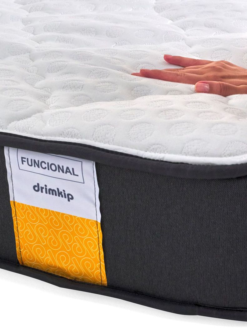 Cama Americana Funcional 1.5 Plazas Plus + Respaldo + Topper-2