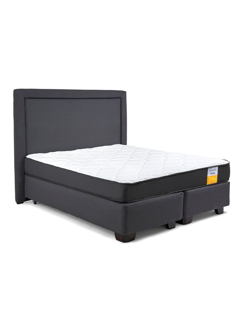 Cama Americana Funcional 2 Plazas Base Dividida + Respaldo-1