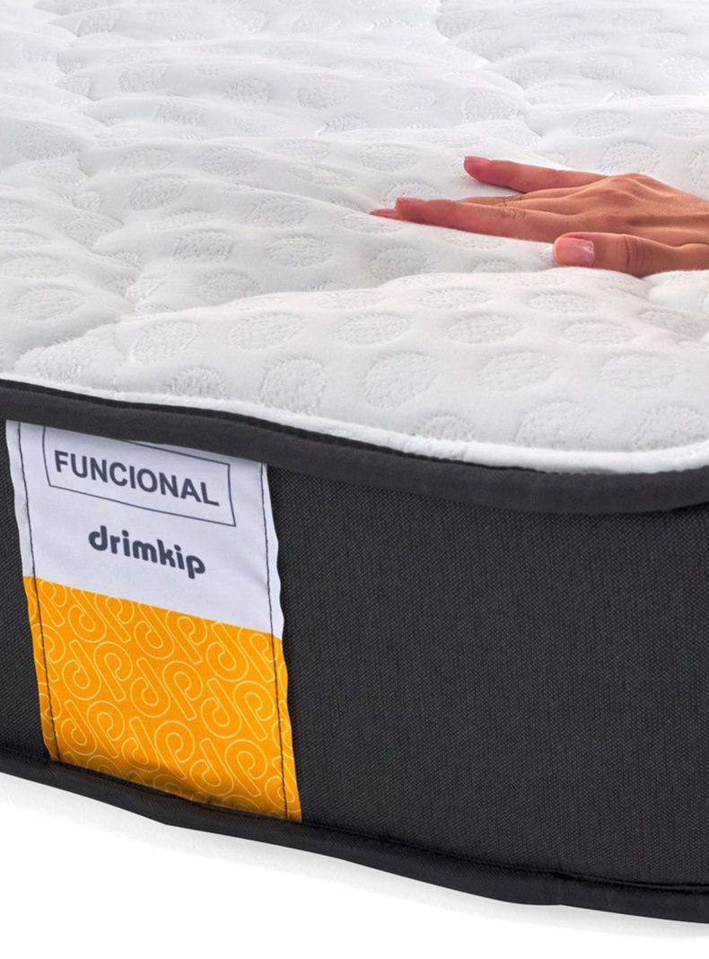 Cama Americana Funcional 2 Plazas + Respaldo + Topper-2