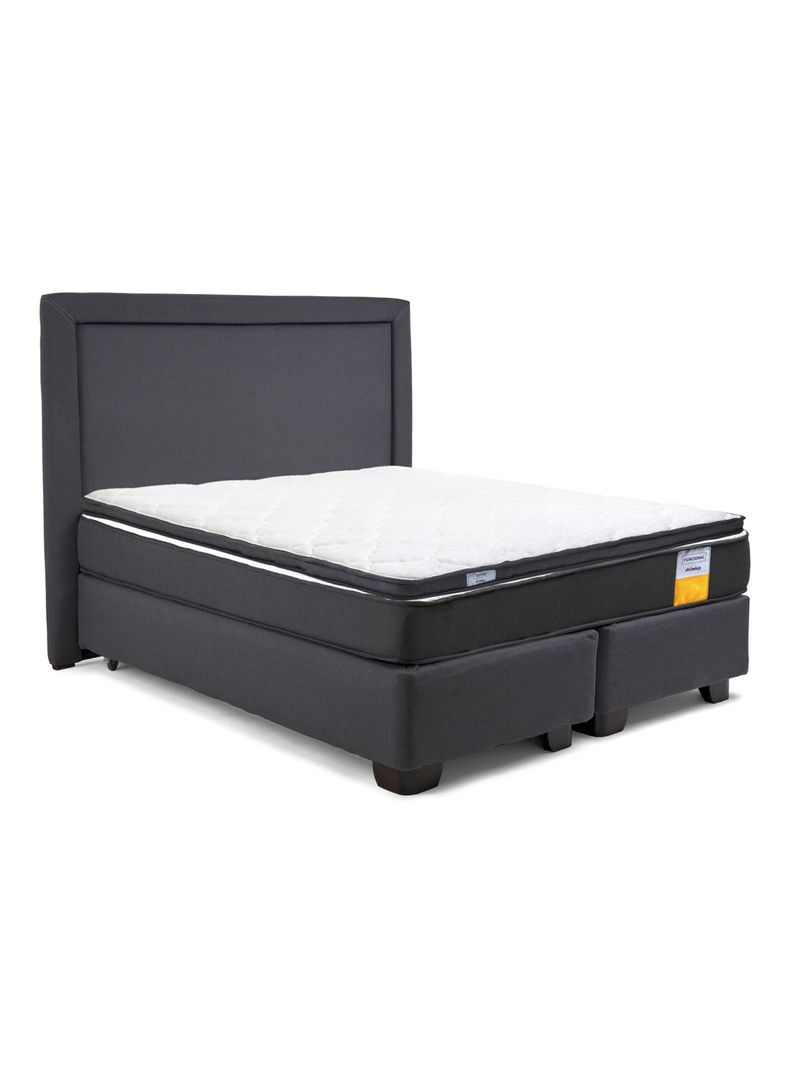 Cama Americana Funcional 2 Plazas + Respaldo + Topper-1