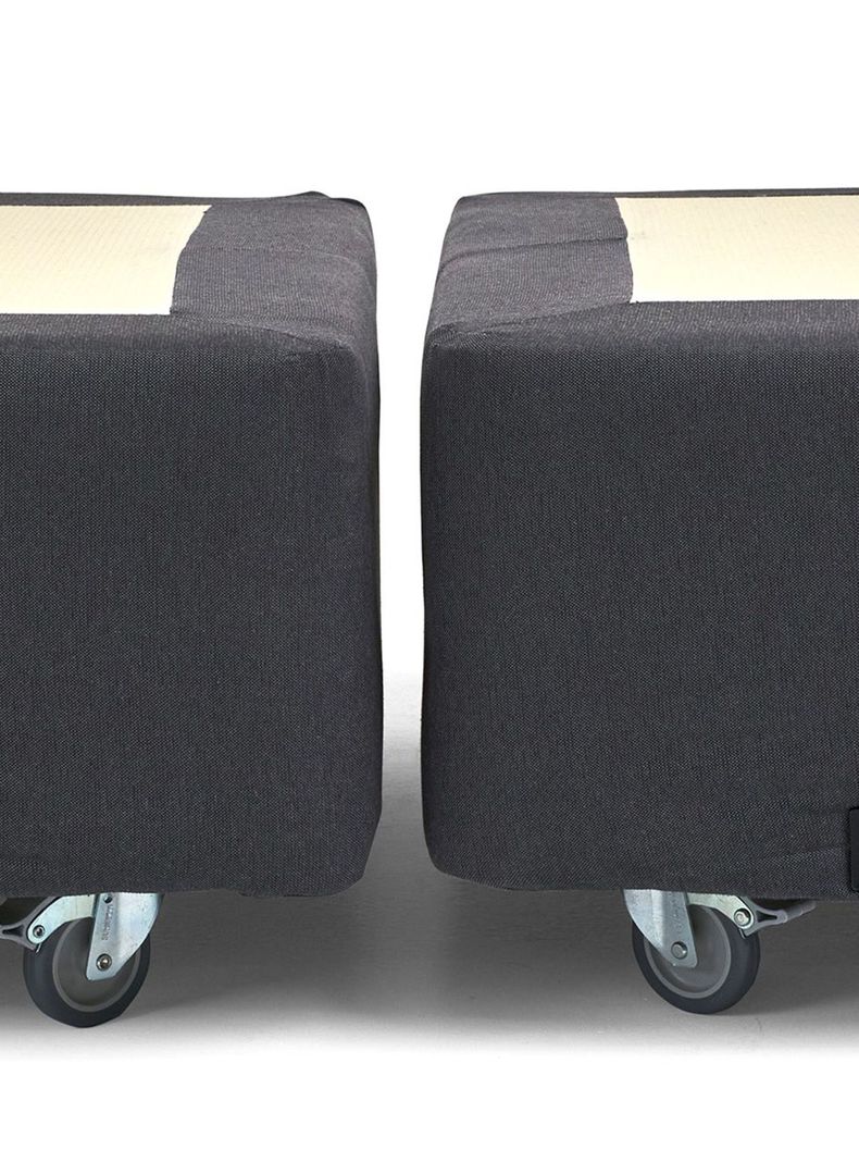 Cama Americana Funcional 2 Plazas Base Dividida + Topper-3