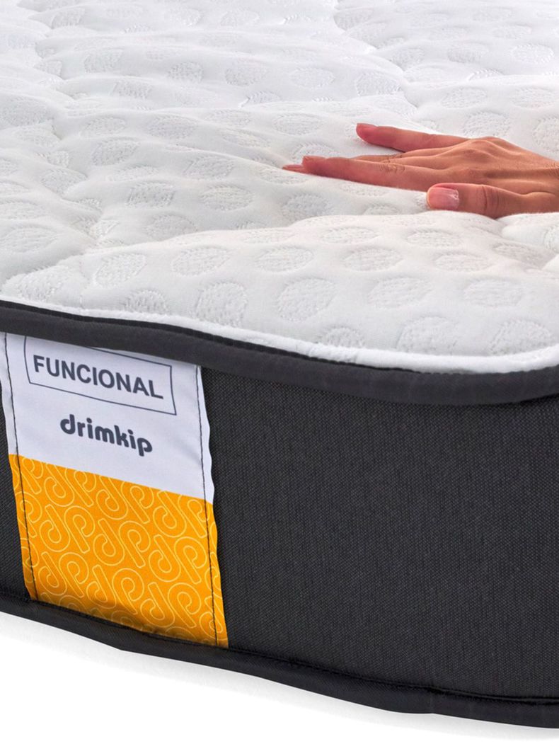 Cama Americana Funcional 2 Plazas Plus Base Dividida + Topper-2