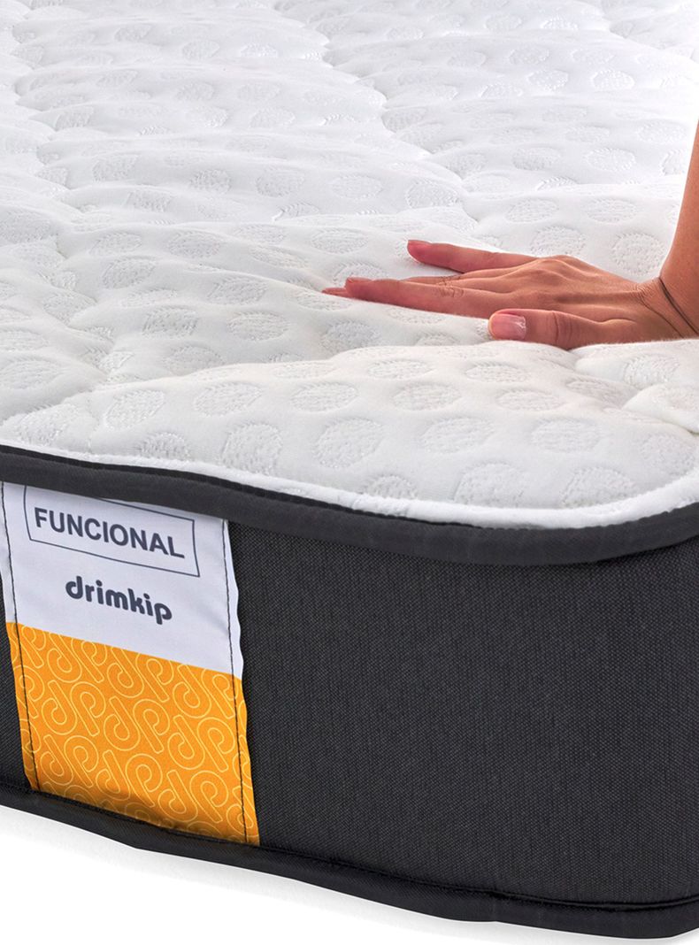 Cama Europea Funcional Queen + Topper-2