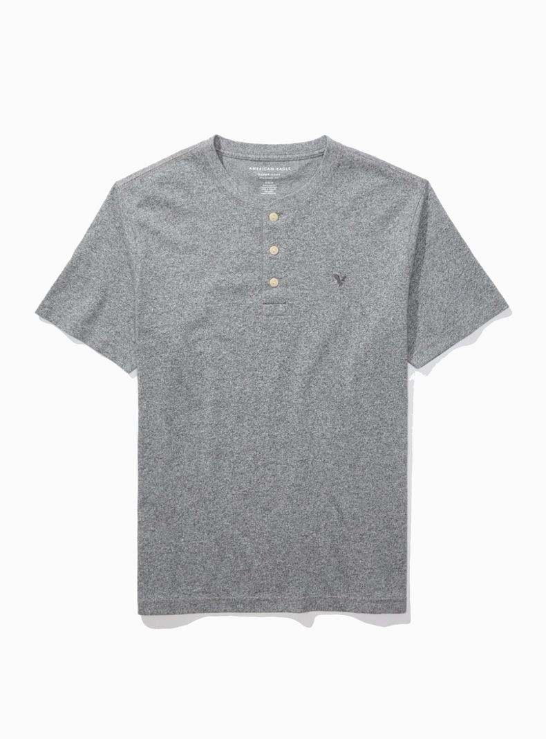 Polera AE Cuello Henley con Botones