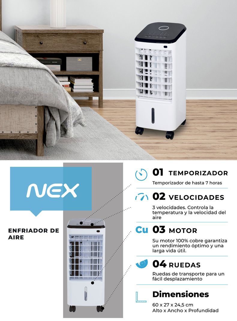 Enfriador de Aire AC410WHD-7