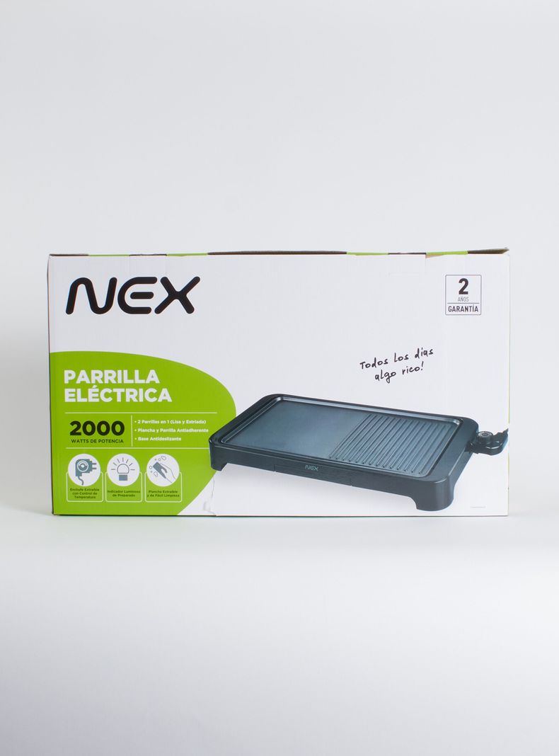 Parrilla Eléctrica 2000W EG410020 Negro-3