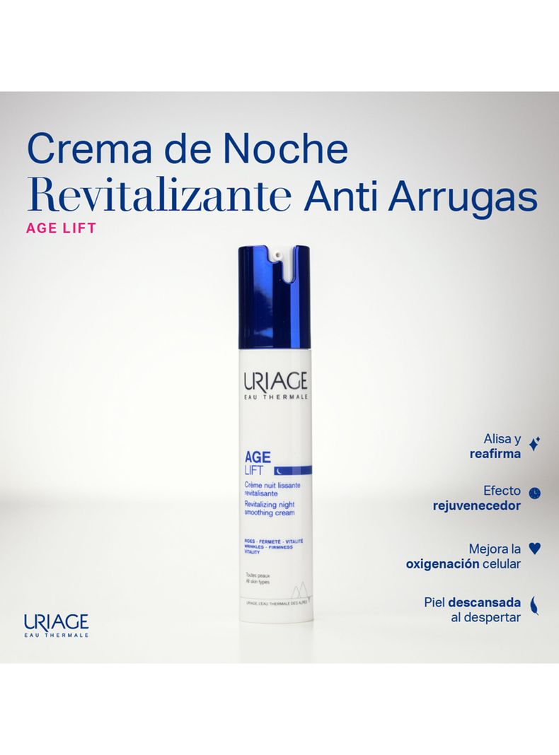 Age Lift Crema de Noche Revitalizante Anti-arrugas 40ml de Uriage-3