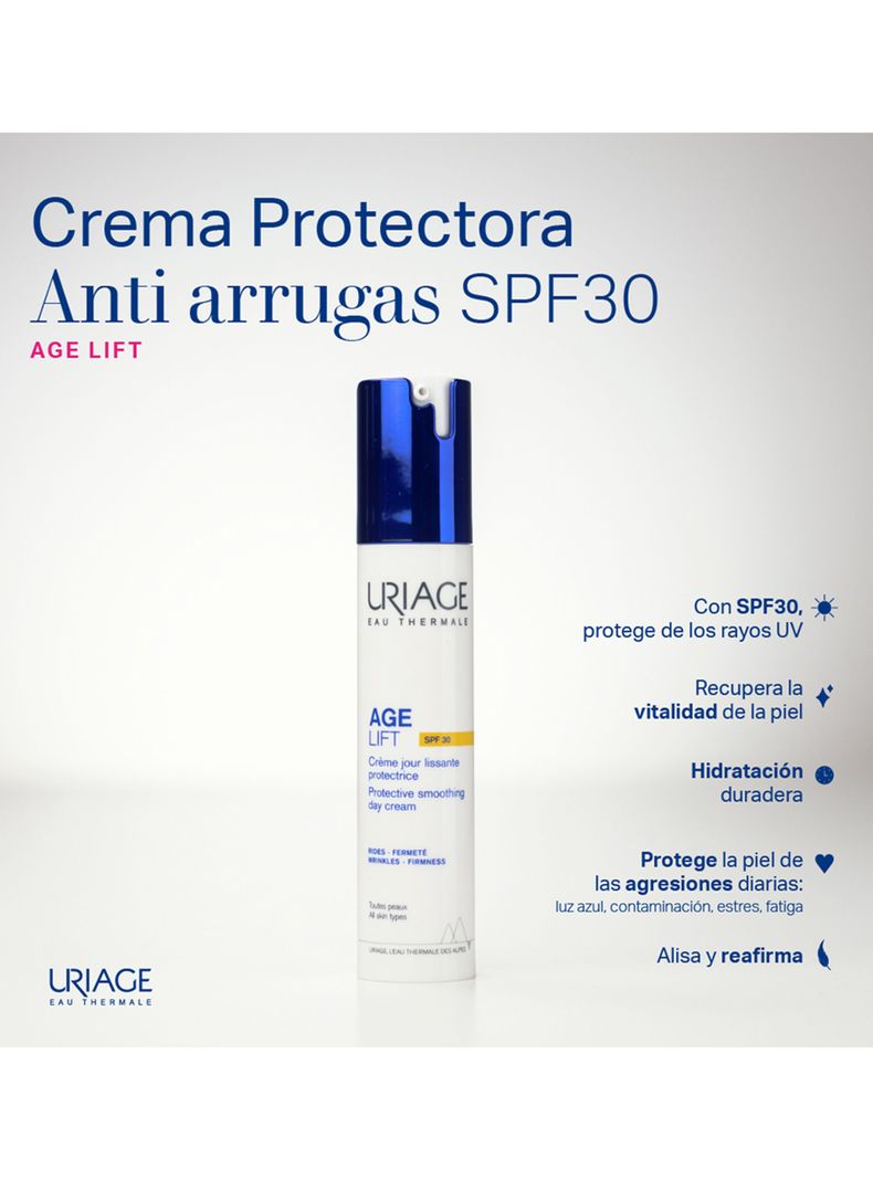 Age Lift Crema Protectora Anti-Arrugas SPF30 40ml de Uriage-3