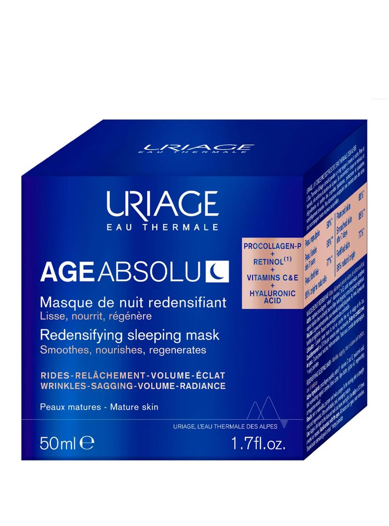 Age Absolu Máscara de Noche Redensificante 50ml de Uriage-1