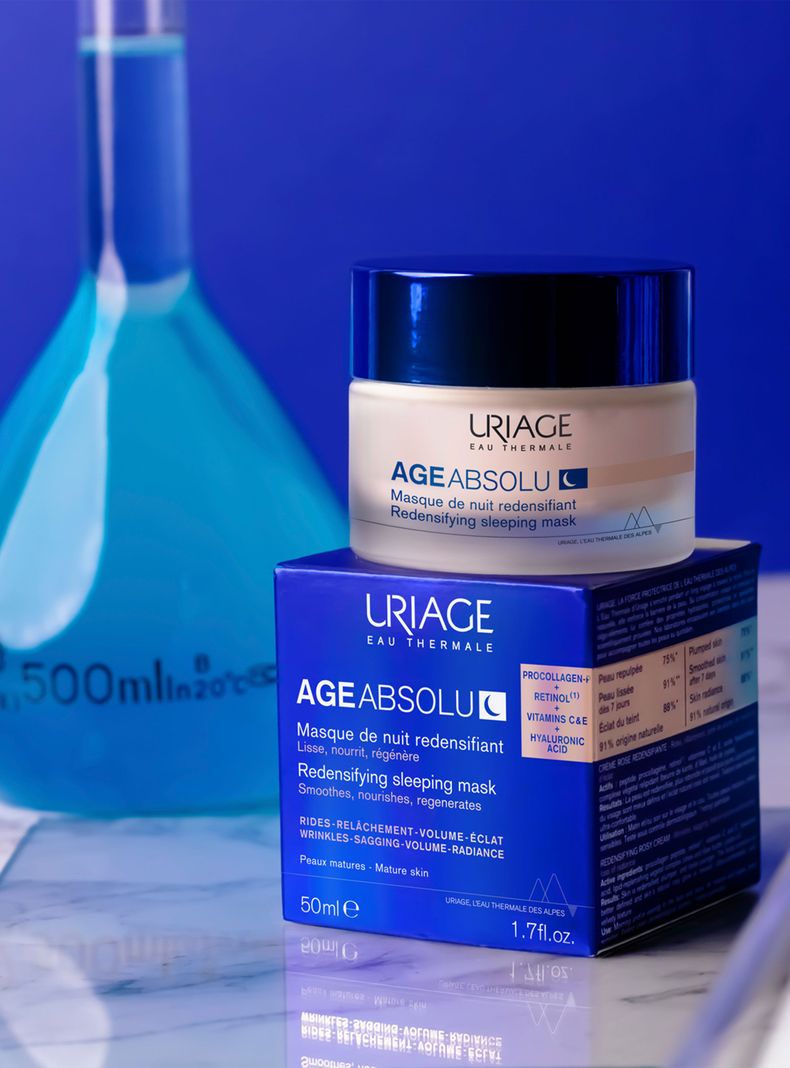 Age Absolu Máscara de Noche Redensificante 50ml de Uriage-4