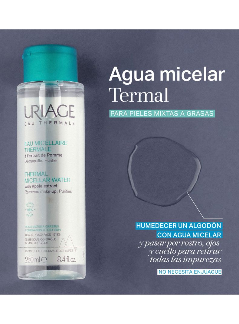 Agua Micelar Termal Piel Mixta a Grasa 250 ml-2
