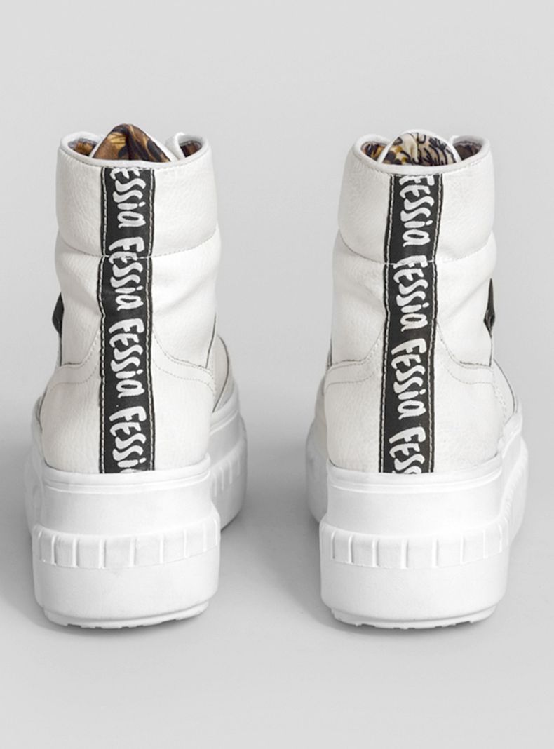 Botín Fessia Mujer Funky Boot Blanco