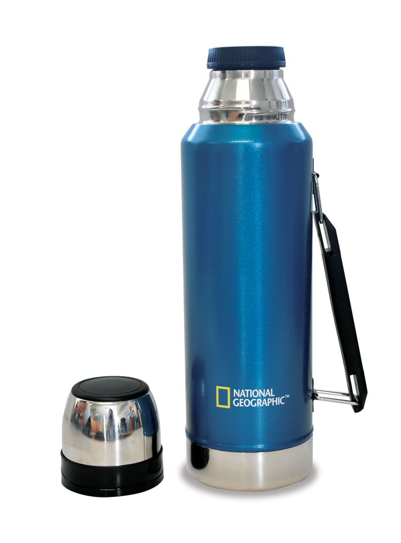 Termo National Geographic Metálico 1200ml Azul-1
