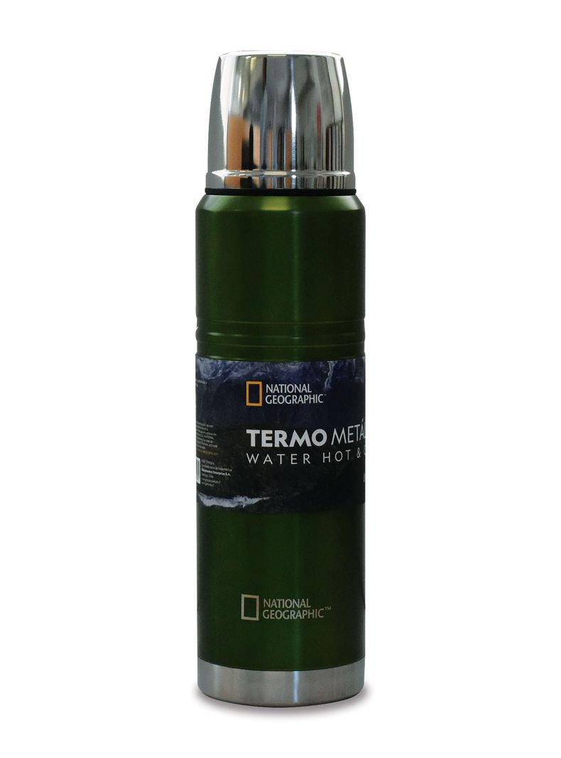 Termo National Geographic Metálico 1000ml Verde-0
