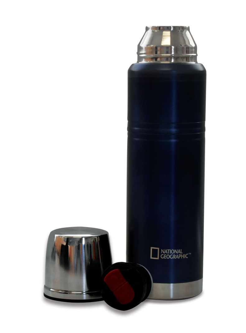 Termo National Geographic Metálico 500ml Azul-1