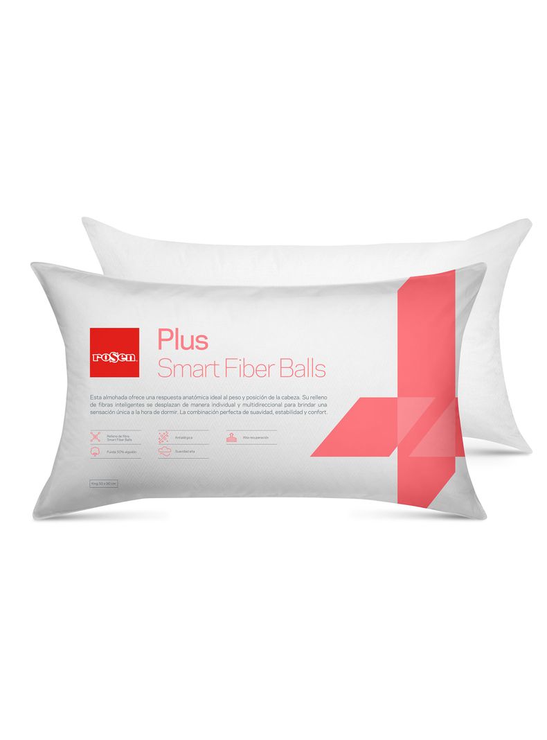 Almohada Rosen King Soft Plus 50 x 90 cm-2