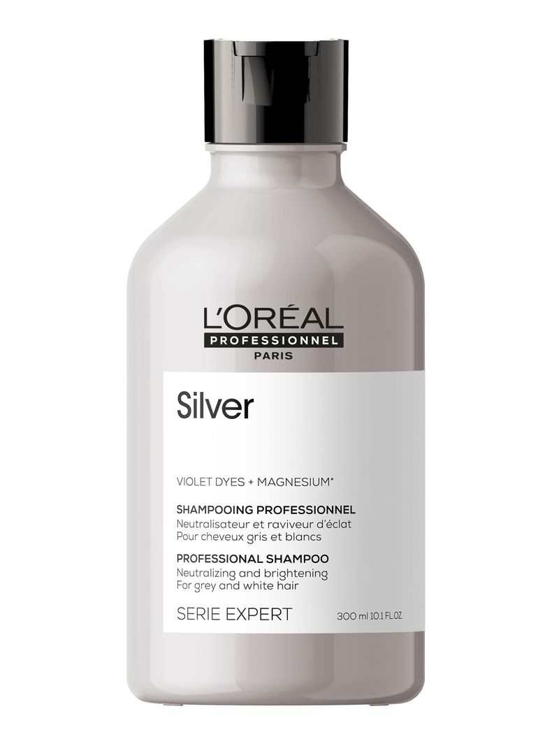Shampoo Matizador Violeta Cabello Grises y Blancos Silver 300 ml-0