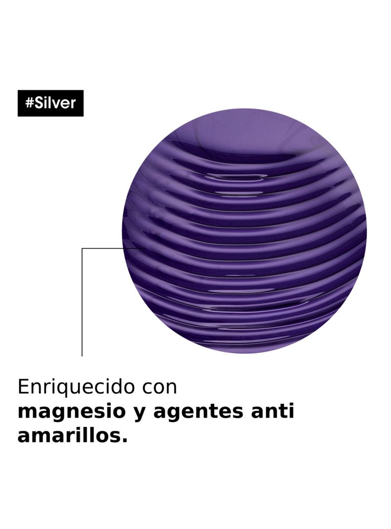 Acondicionador Matizador Violeta Cabello Grises y Blancos Silver 200 ml-2