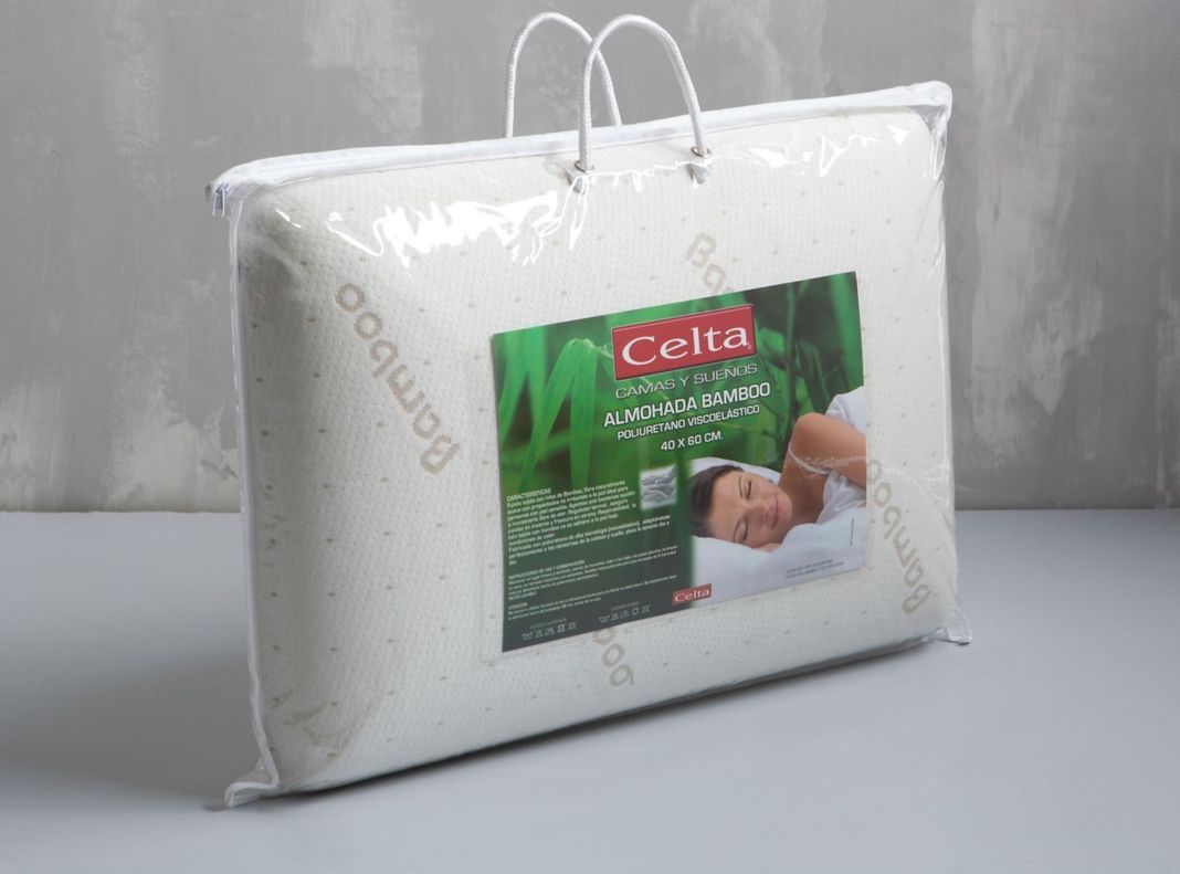 Almohada Viscoelástica Bamboo 60 x 40 cm-0