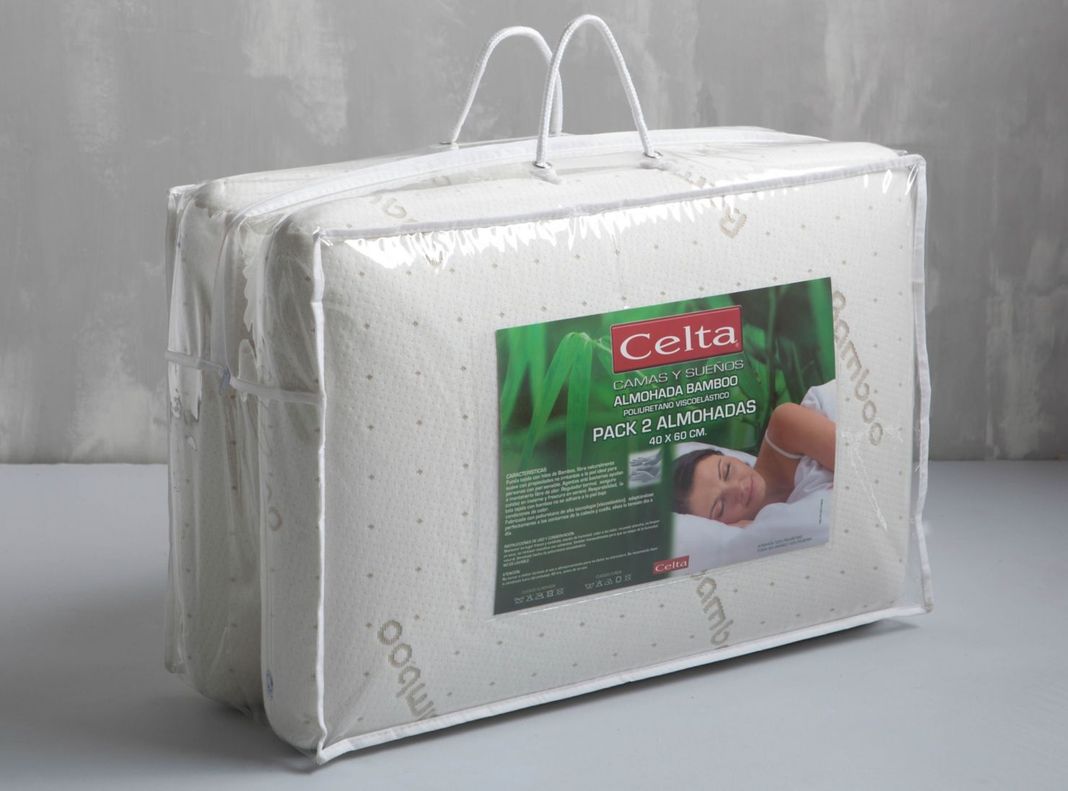 Pack 2 Almohadas Viscoelástica Bamboo