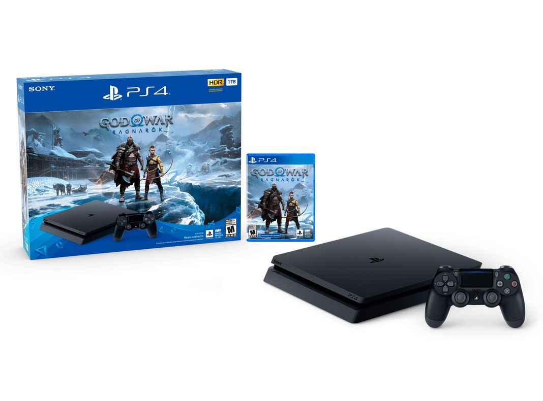 Consola PS4 1TB con Disco + Juego God of War Ragnarok PlayStation