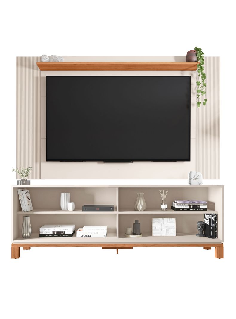Panel TV + Rack TV 1.8m Mondrian Blanco