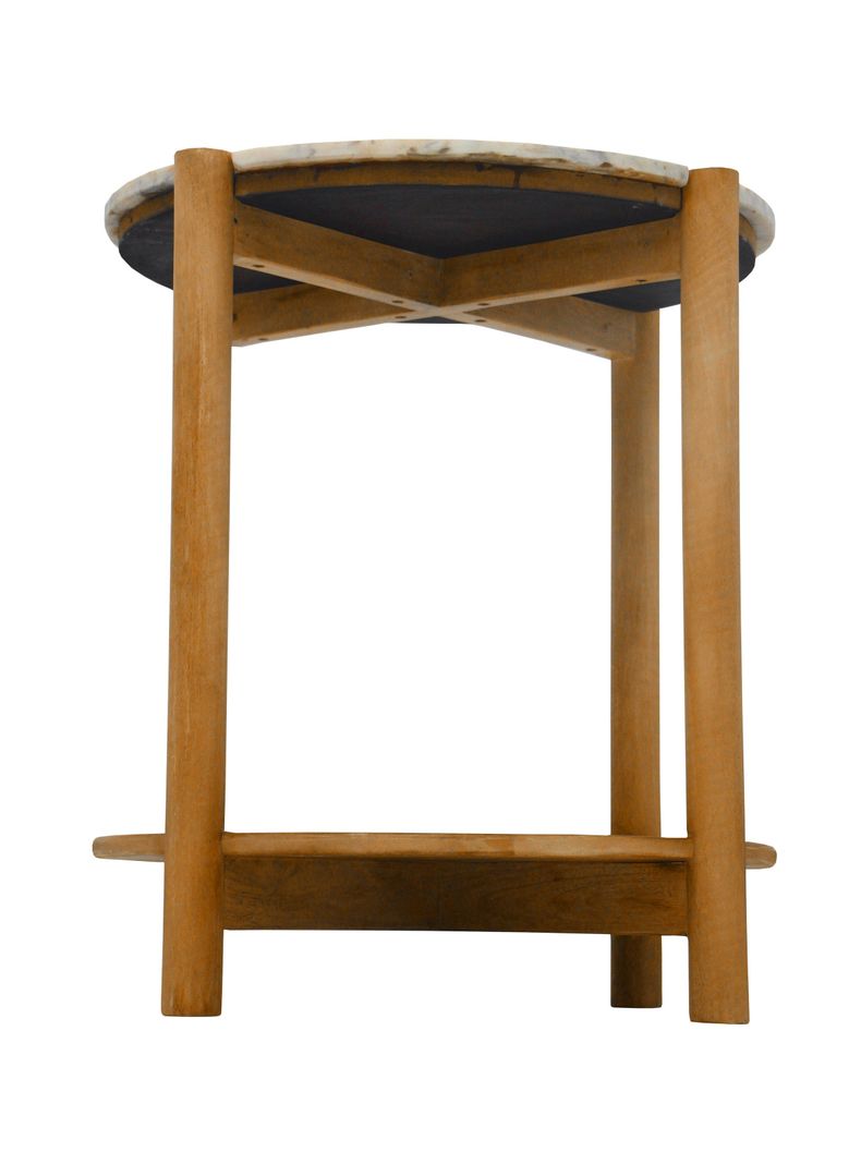 Mesa Lateral Tirana Mármol 60 cm-1