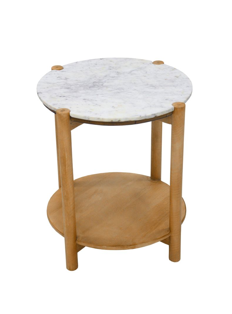 Mesa Lateral Tirana Mármol 60 cm-5