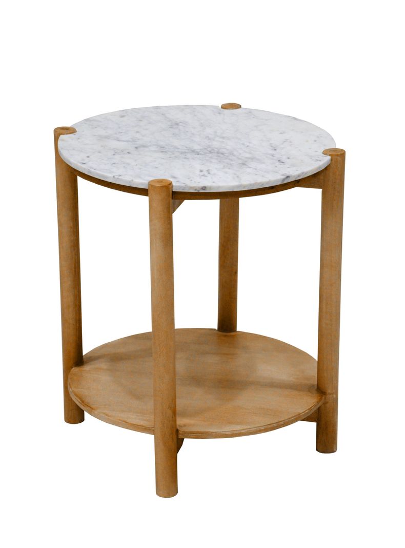 Mesa Lateral Tirana Mármol 60 cm-3