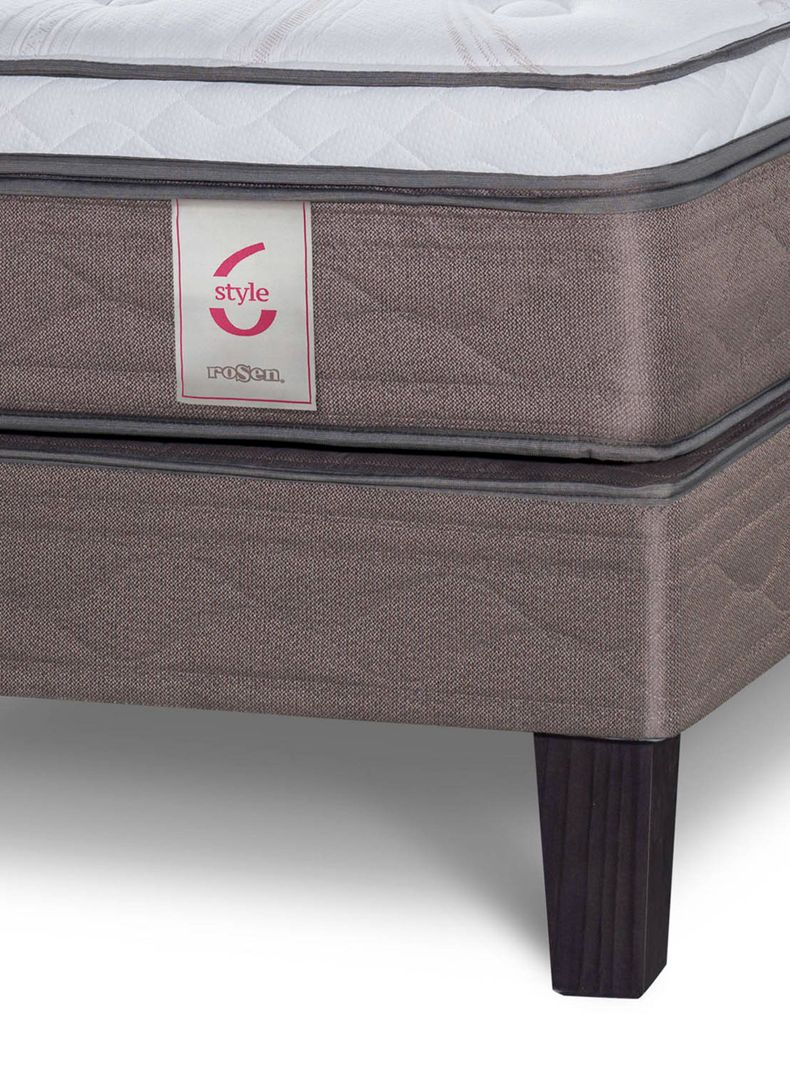 Cama Europea Ergo T 2 Plazas x200 cm + Respaldo Rachel-2