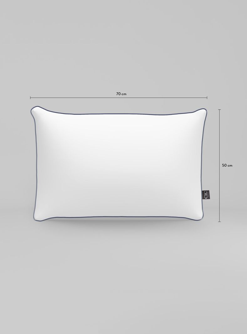 Pack 2 Almohadas 100% Pluma 50x70 cm-1