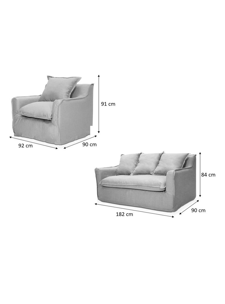 Juego de Living 2.1.1 Cuerpos Fontana 180-1