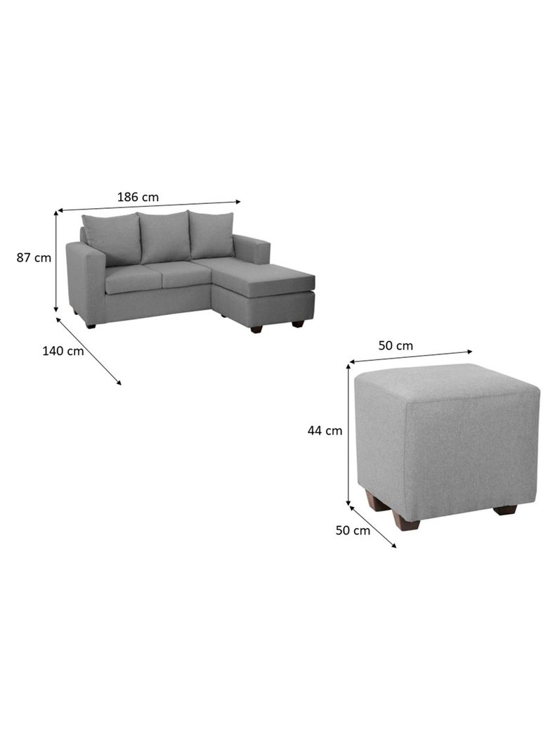 Seccional Marco 3.1 Cuerpos + Pouf Tela-1