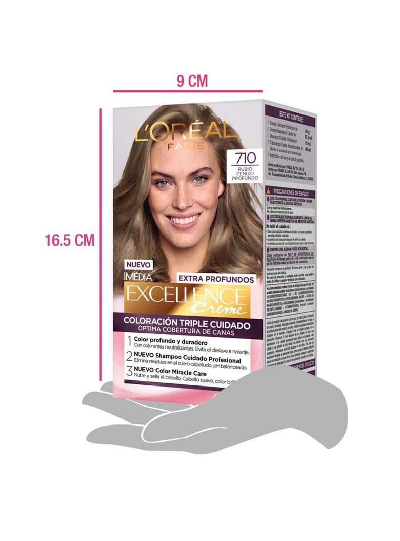 Tintura Excellence Cabello Extra Profundo 710 Rubio Profundo-3