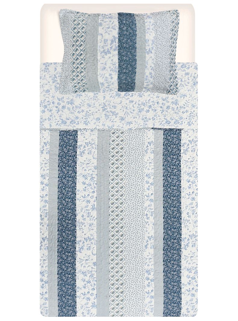 Quilt Flor Vertical 1.5 Plazas-3