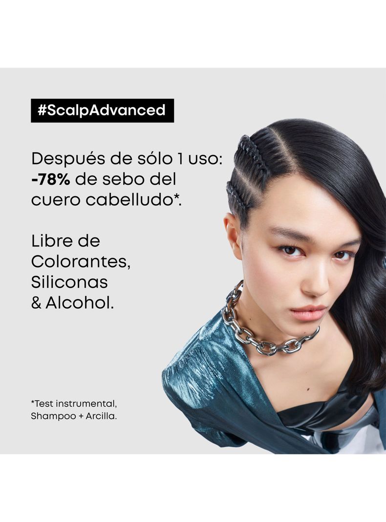 Shampoo Limpieza Profunda Cabello Graso Scalp Advanced 300ml-3