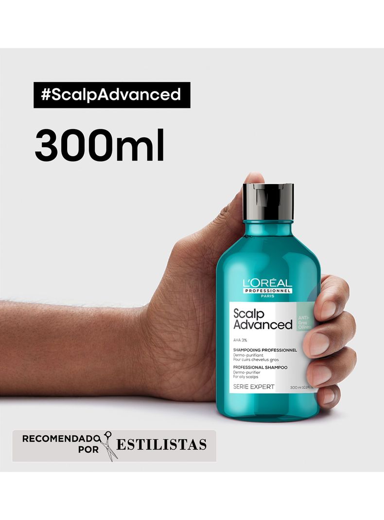 Shampoo Limpieza Profunda Cabello Graso Scalp Advanced 300ml-1