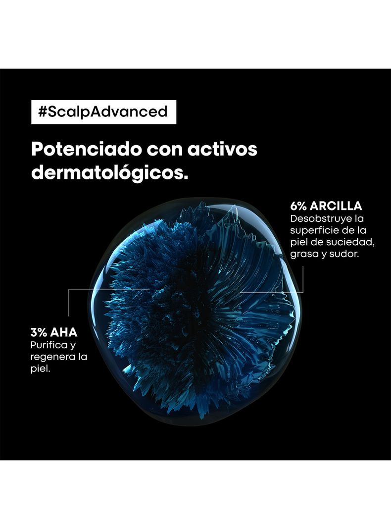 Shampoo Limpieza Profunda Cabello Graso Scalp Advanced 300ml-4