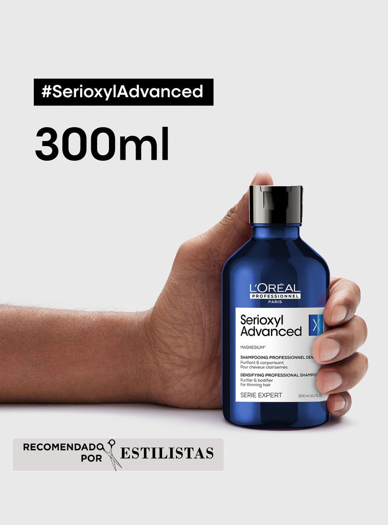 Shampoo Densificador Cabello Fino Serioxyl Advanced 300ml-1