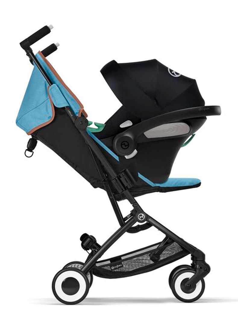 Coche Travel Libelle Celeste y Silla Aton S2-2