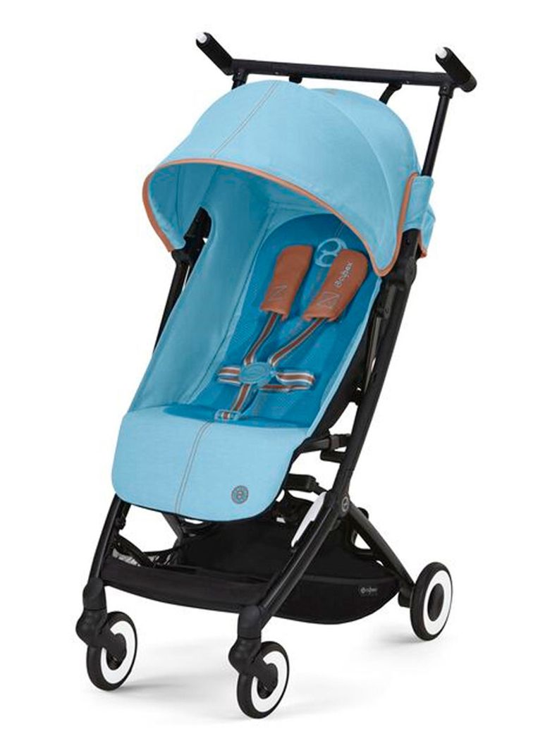 Coche Travel Libelle Celeste y Silla Aton S2-1