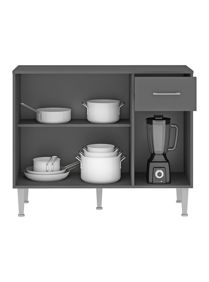 Mueble Base Evandro 3 Puertas 1 Cajón-3