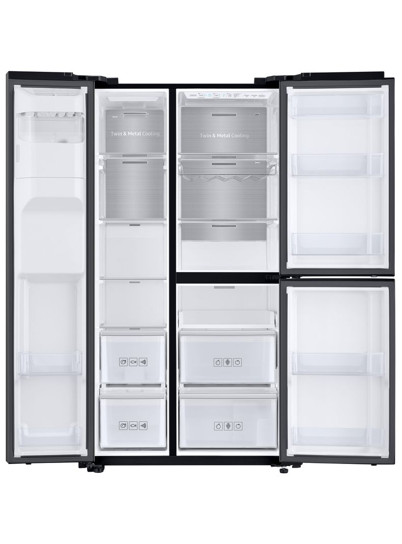 Refrigerador Side by Side Samsung No Frost 604 Litros RS68N8670B1ZS-3