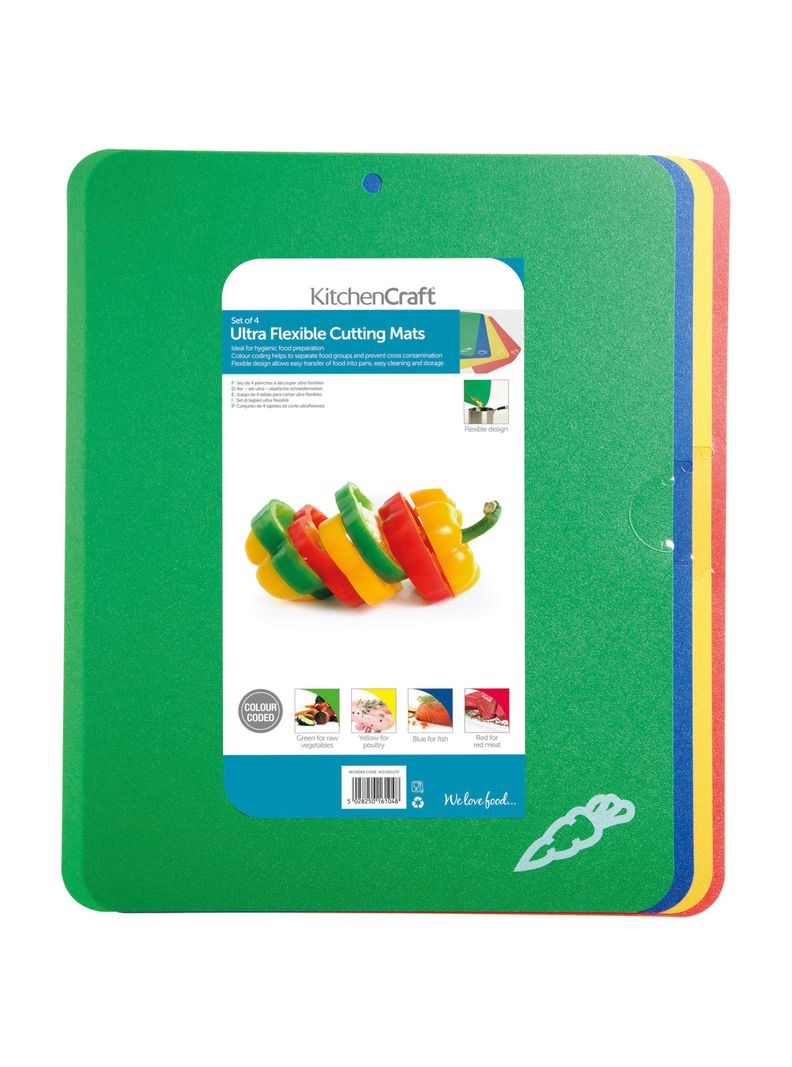 Set Kitchen Craft 4 Láminas Colores Para Cortar 30 x 38 cm-0