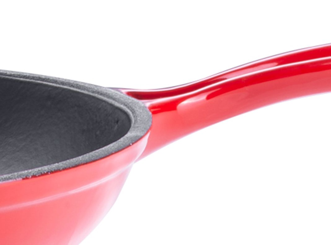 Sartén Ferro 31 cm Rojo Magefesa-1