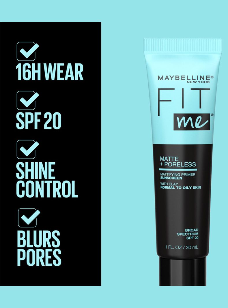Prebase Maybelline Maquillaje Primer Fit Me Matte + Poreless-3