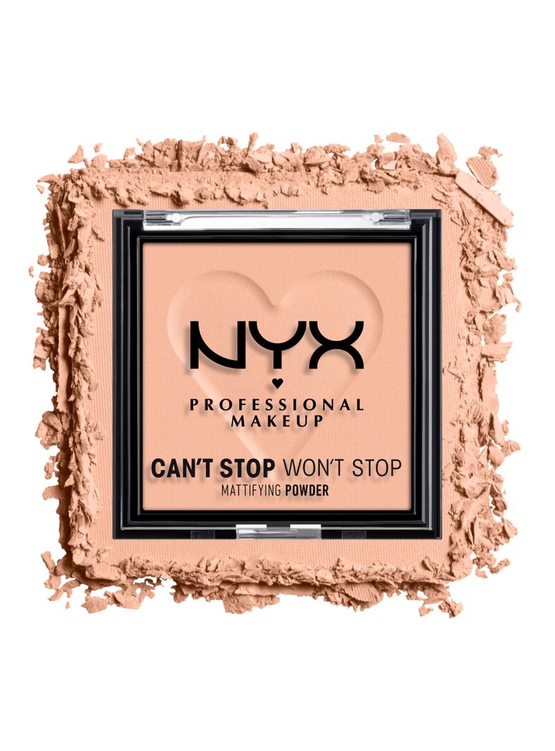 Polvo Nyx Professional Makeup Matificante Can'T Stop Won'T Stop - Medium-3